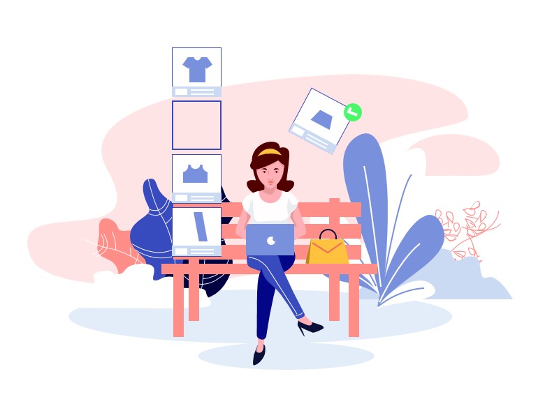 10个通用电商插画Axure原型素材